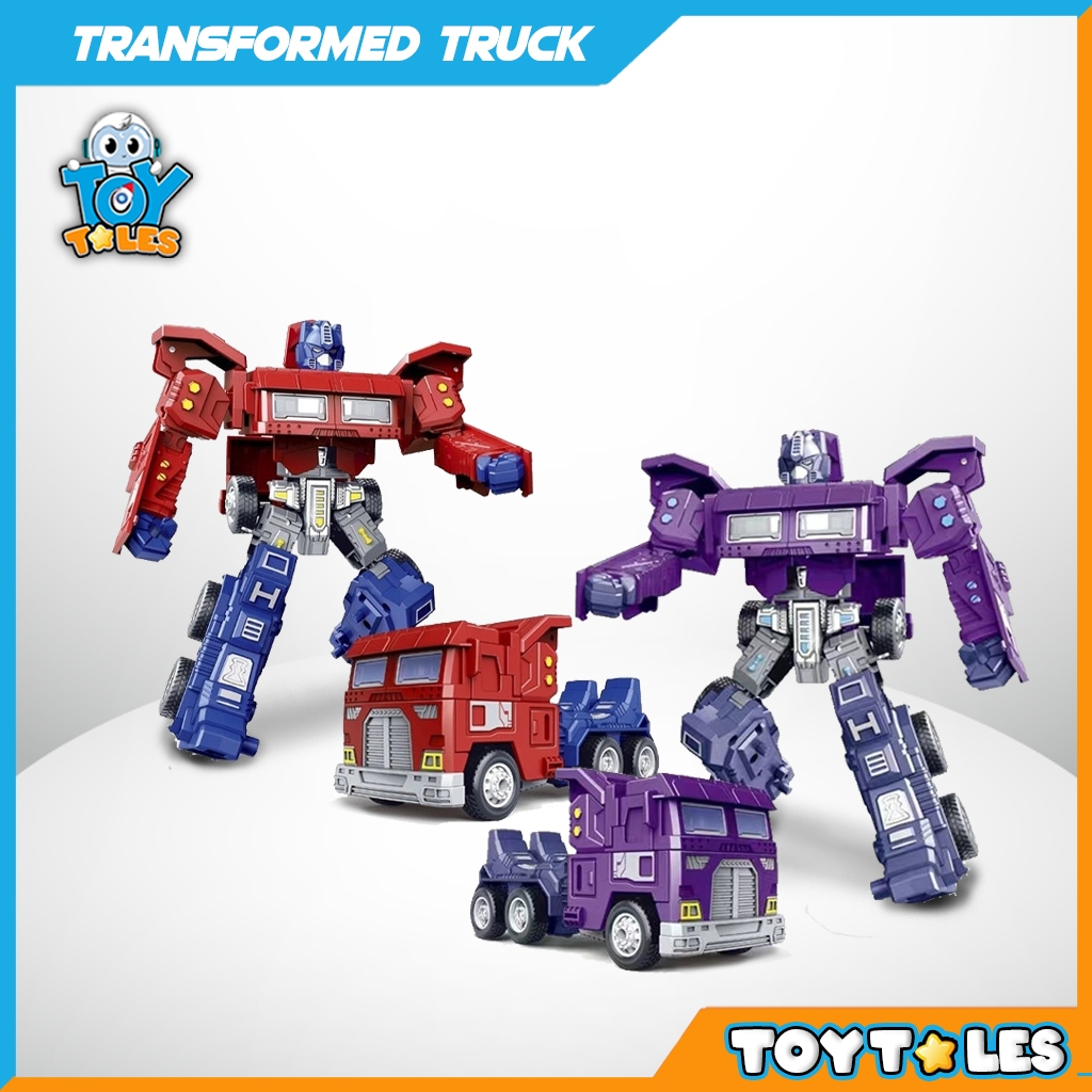 Jual TOY TALES Mainan Mobil Robot Transformasi Truk Model