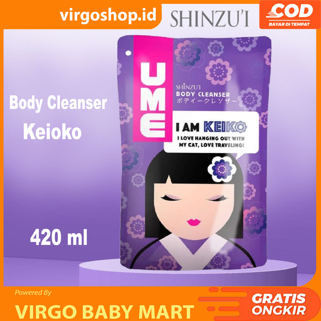 Jual Shinzui Body Cleanser Keiko 420ml Sabun Mandi Cair Shinzui Extrak