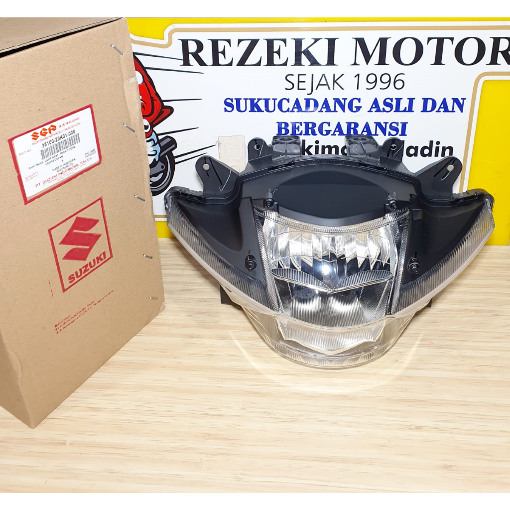 Jual REFLEKTOR LAMPU DEPAN GSX 150 ASLI ORI SUZUKI 35100 23K01 Shopee