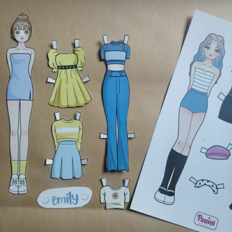 Jual Min Order Rb Korean Paper Doll Bongkar Pasang Bp Bpan Mainan