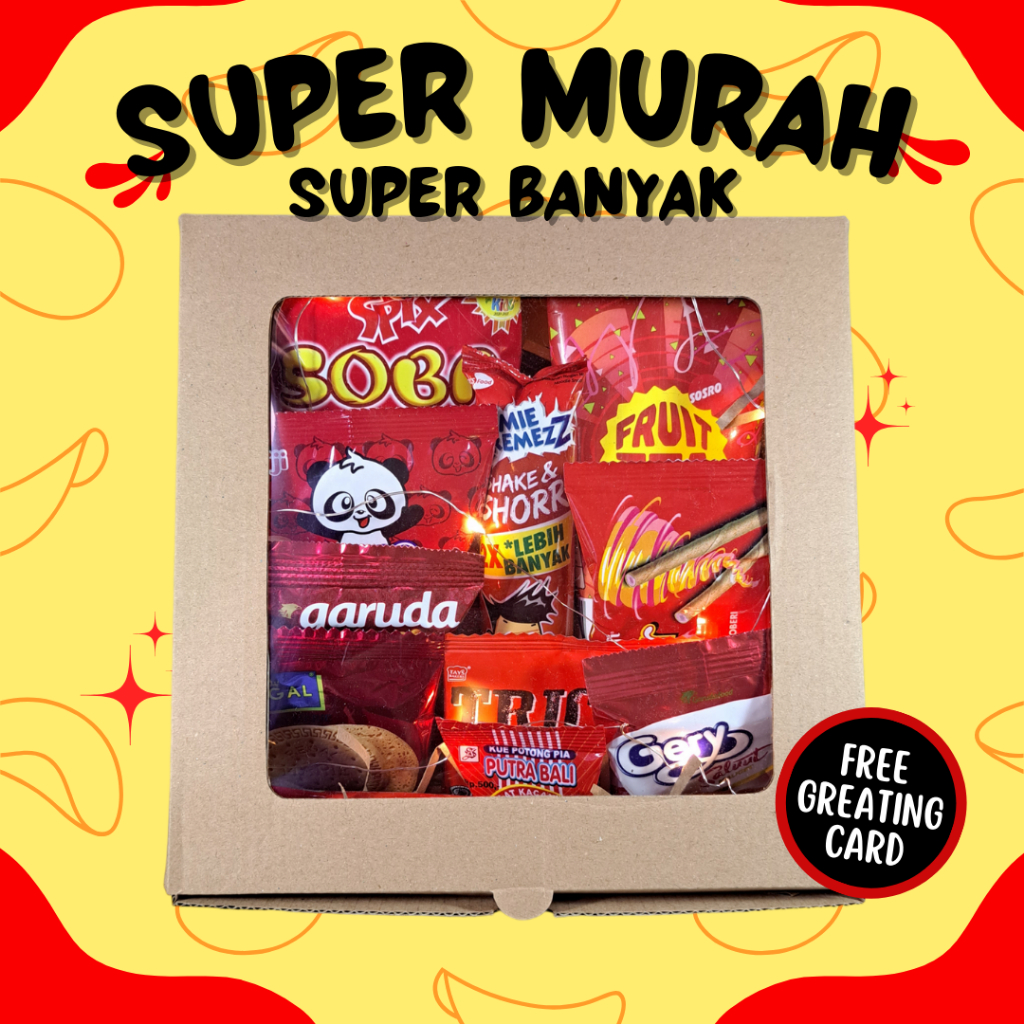 Jual Snack Gift Box Hampers Snack Snak Gift Hamper Snack Kado