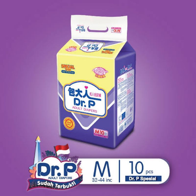 Jual Dr P Adult Diapers Special Type M10 Shopee Indonesia