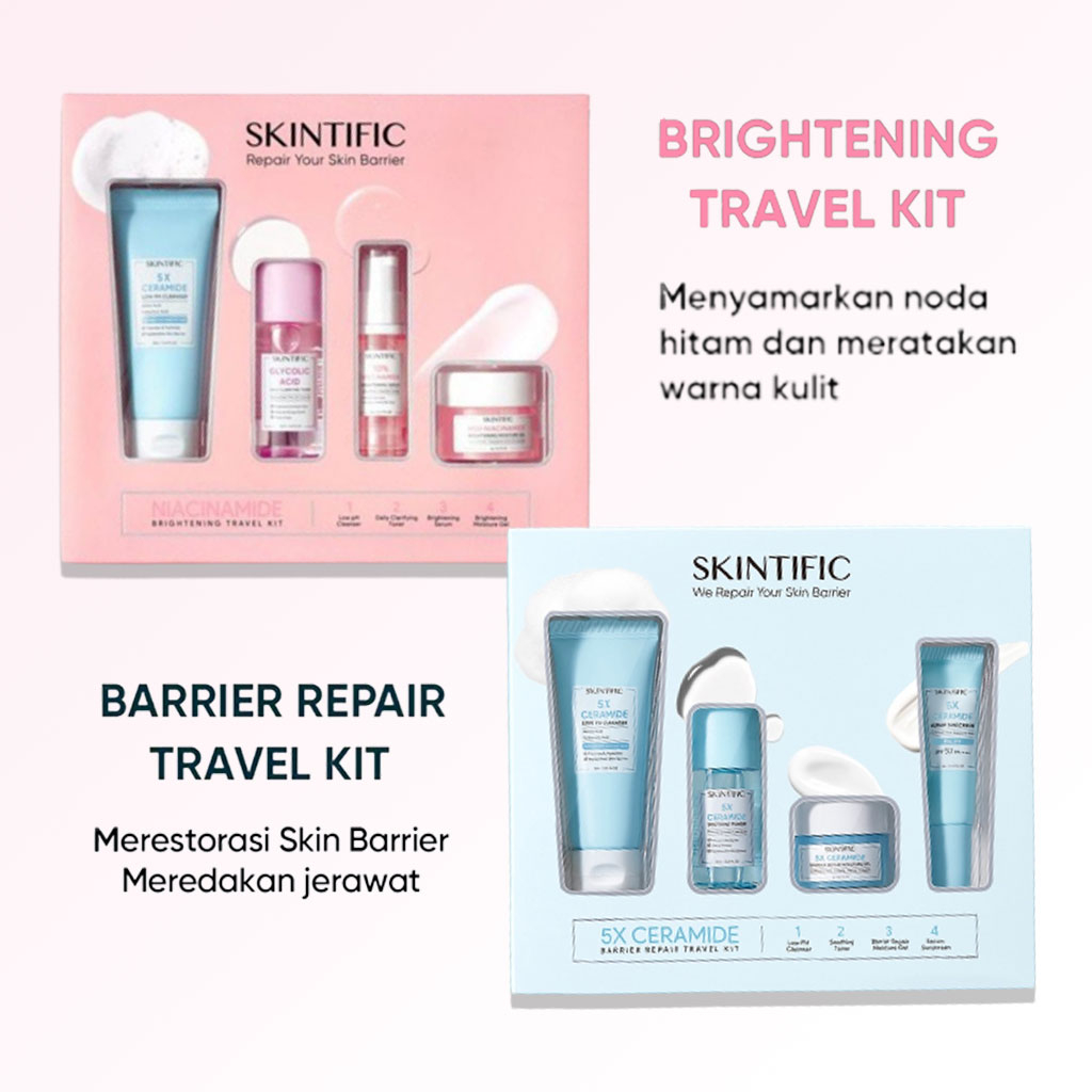 Jual Skintific X Ceramide Barrier Repair Travel Kit Paket Mini Set