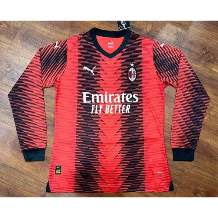 Jual Jersey AC Milan Home 2023 2024 Lengan Panjang Terbaru 2023 2024