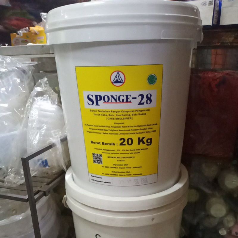 Jual Sponge Sp Cake Emulsifier Pengembang Pengemulsi Kue Pail