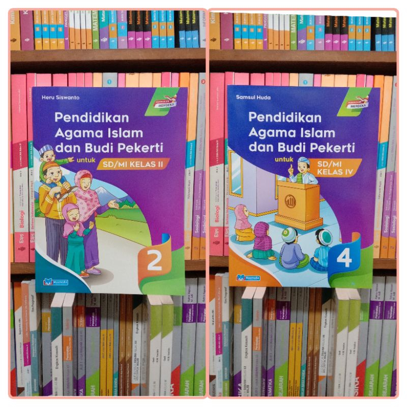 Jual Buku Pendidikan Agama Islam Dan Budi Pekerti SD MI Kelas 2 Dan 4