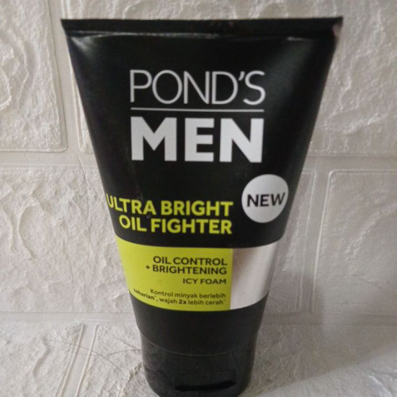 Jual Ponds Men Ultra Bright Oil Fighter Gr Shopee Indonesia