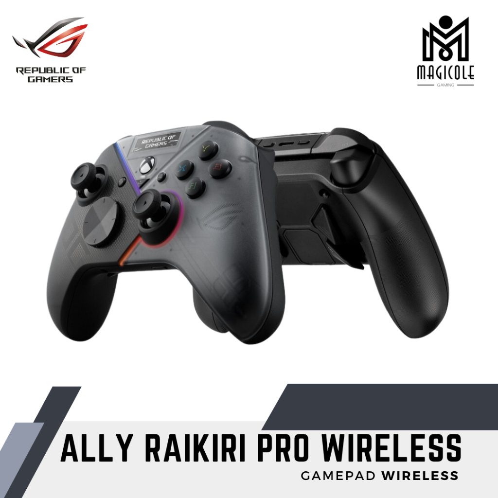 Jual Gamepad Asus Rog Ally Raikiri Pro Wireless Rog Ally Pc Controller