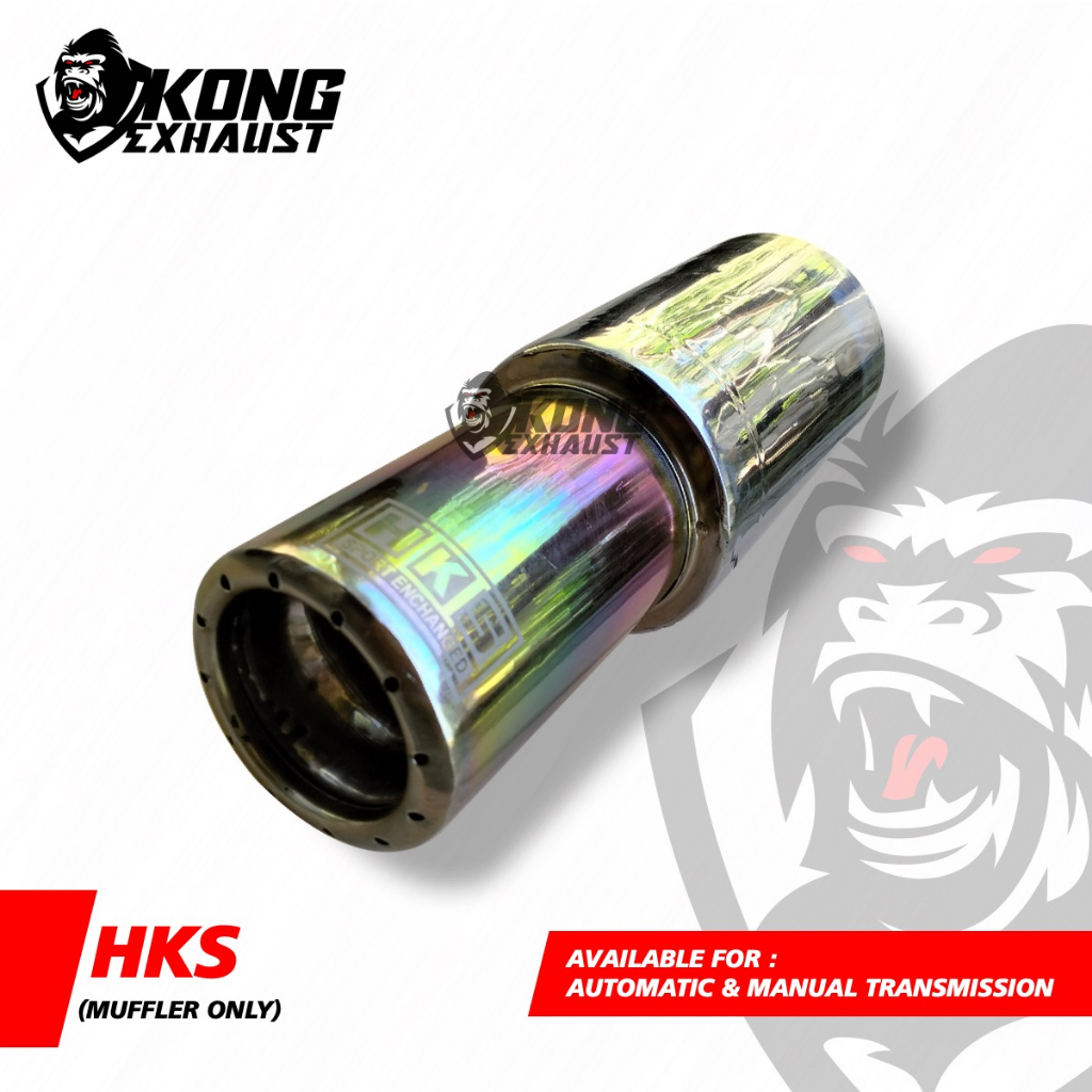 Jual Knalpot Mobil Bass Empuk Hks Gronel Rainbow Universal Untuk Semua