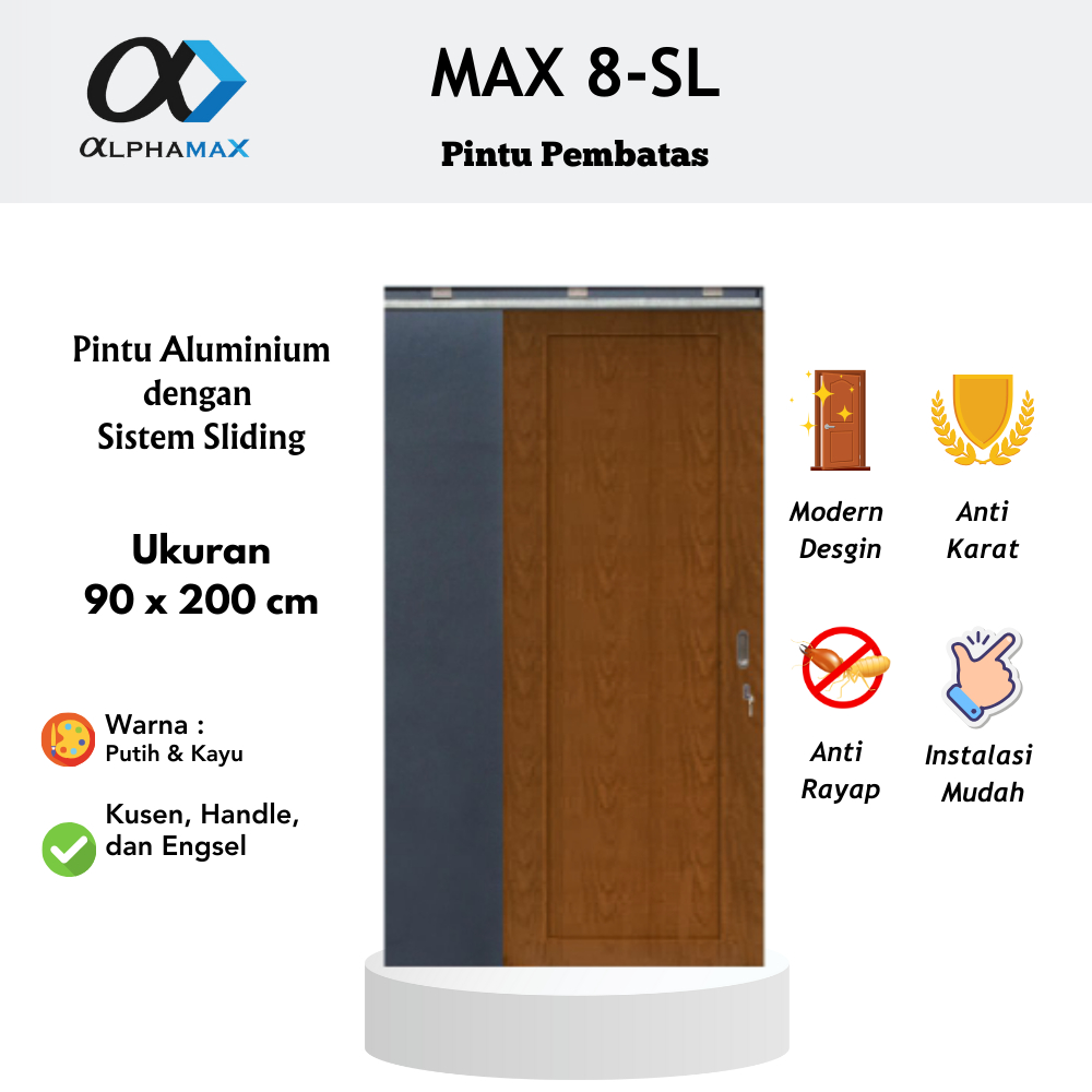 Jual Pintu Aluminium Pintu Rumah Pintu Kamar Pintu Kamar Mandi Sliding