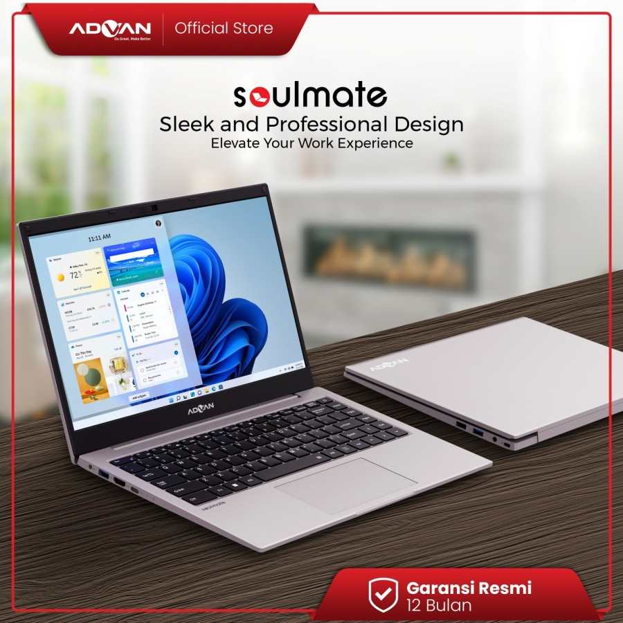 Jual Laptop Advan Soulmate Celeron N Gb Gb Upgradable Hd