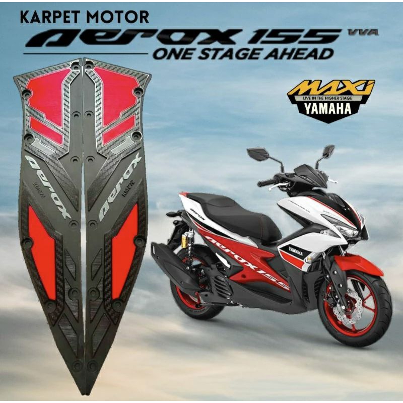 Jual Karpet Aerox Vva Old Karpet Pijakan Kaki Yamaha Aerox Vva