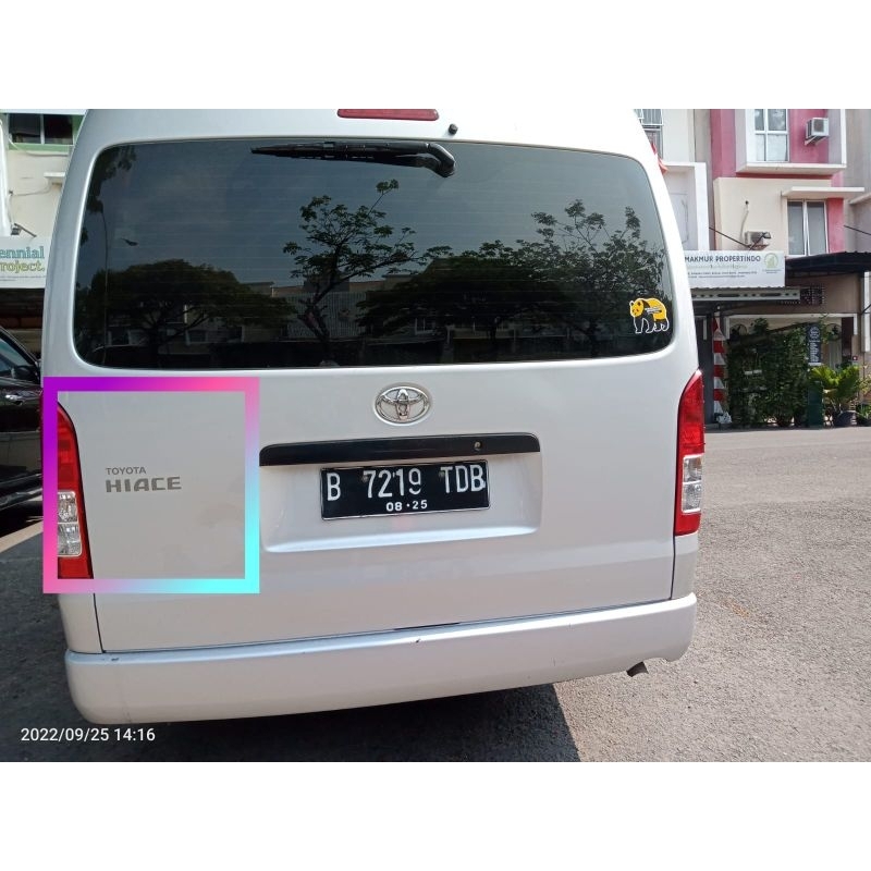 Jual Stiker Mobil Toyota HIACE Shopee Indonesia