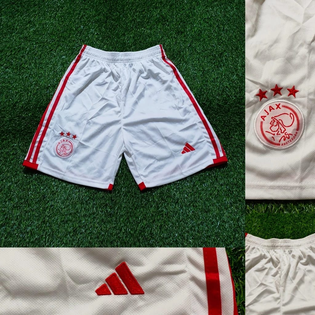 Jual Ajax Home Celana Bola Futsal Putih Grade Ori Shopee