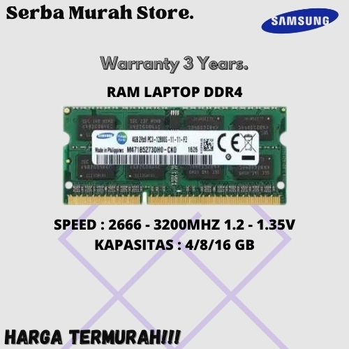 Jual Ram Laptop Samsung Ddr Gb Mhz Sodimm Shopee Indonesia