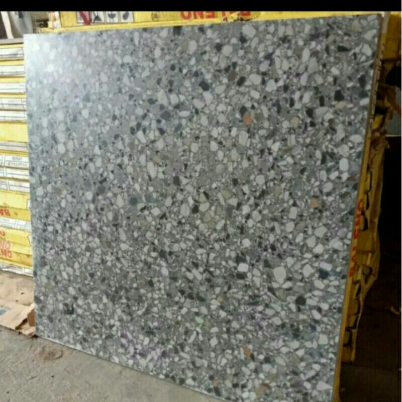 Jual Granit Lantai X Terazzo Venice Grey Infiniti Shopee Indonesia