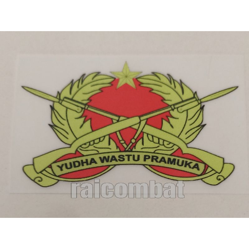 Jual Stiker Sablon Dtf Sablon Setrika Logo Tni Infanteri Sablon