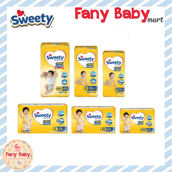 Jual SWEETY BRONZE PANTS DRY X PERT REGULAR PACK POPOK CELANA