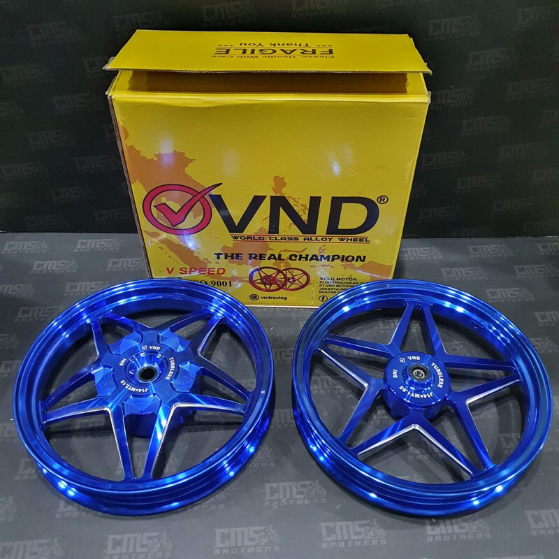 Jual Velg Velek VND Racing V Speed Bintang Honda Vario 125 150 Biru