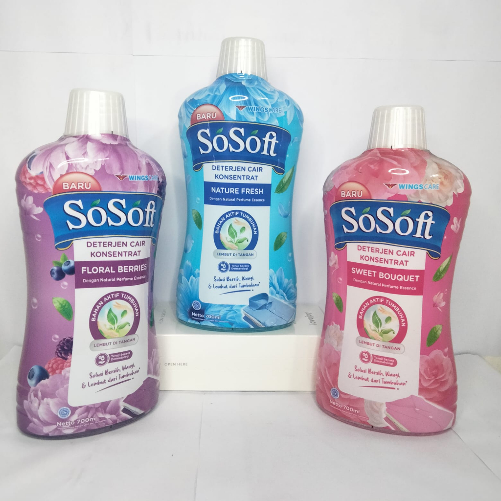 Jual Sosoft Liquid Detergent Bottle Ml Shopee Indonesia