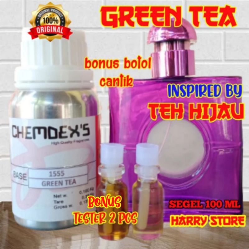 Jual Bibit Parfum Green Tea Murni Tanpa Alkohol Segel Pabrik Seperti