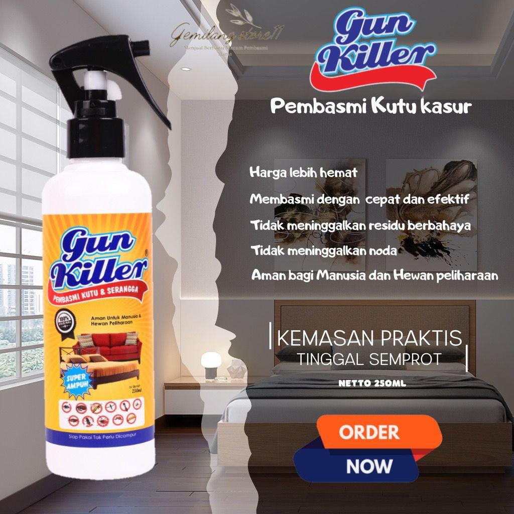 Jual Gun Killer Pembasmi Kutu Kasur Spray Anti Kutu Sofa Obat