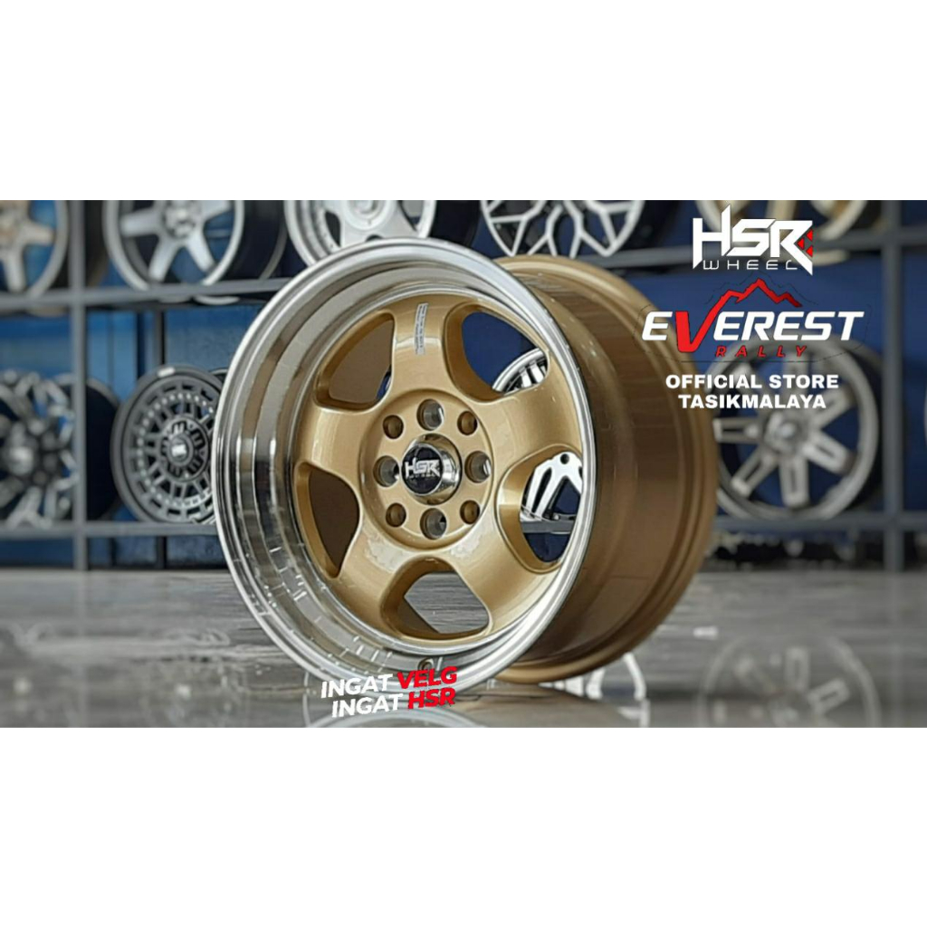 Jual Velg Racing Celong HSR BRISKET RING15 LEBAR 7 8 BAUT RODA 4X100