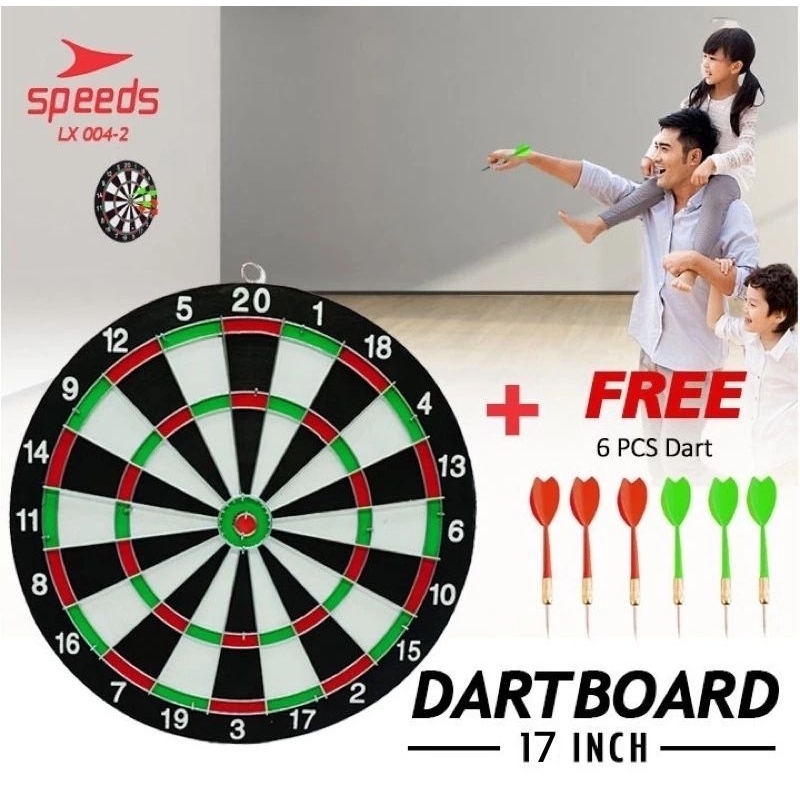 Jual Dart Game Besar Inch Dart Board Game Pro Panahan Dinding