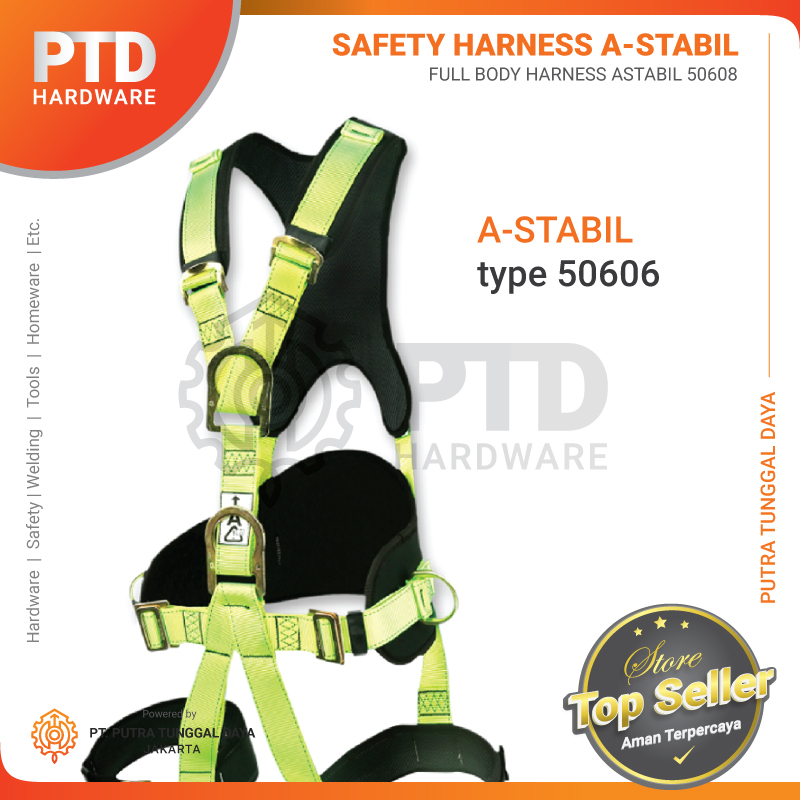 Jual Safety Harness Full Body Belt Climbing Shackle A Stabil