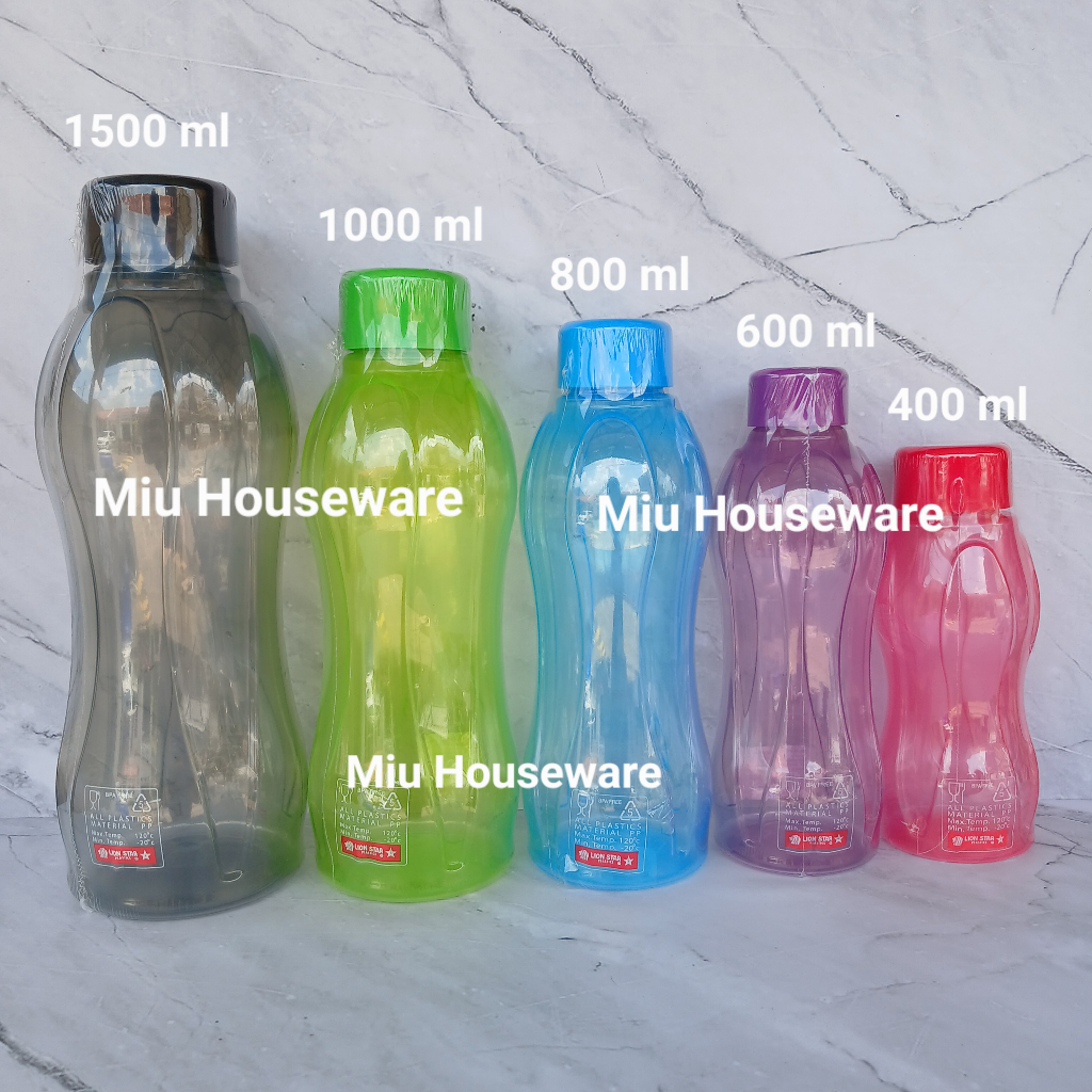 Jual Botol HYDRO Lion Star 400 Ml 500 Ml 600 Ml 800 Ml 1000 Ml 1500 Ml