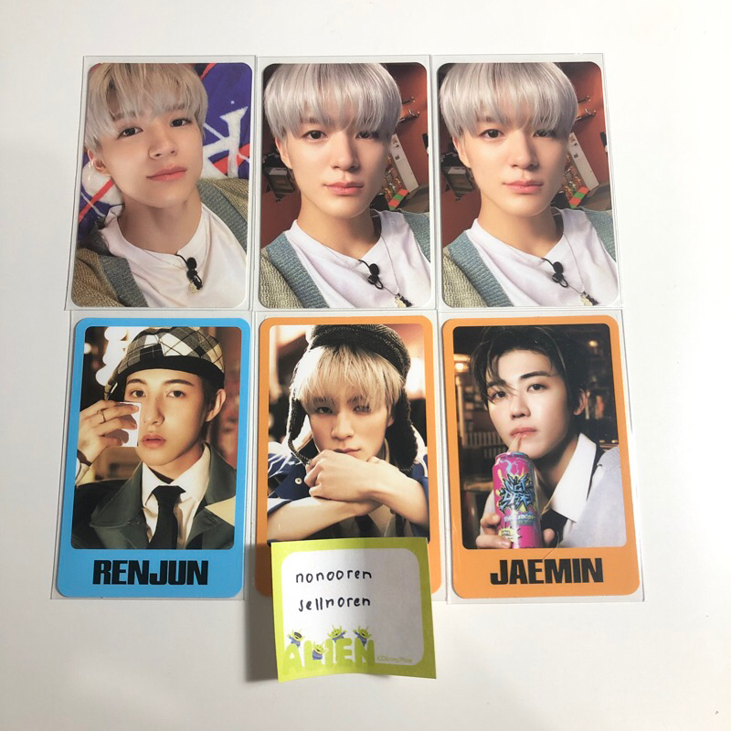 Jual Photocard Jeno Renjun Jaemin Official Trading Card Agit Istj Round