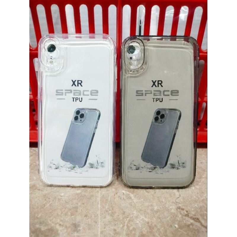 Jual SOFT CASE CLEAR SPACE TPU IPHONE XR SILICON BENING TRANSPARAN