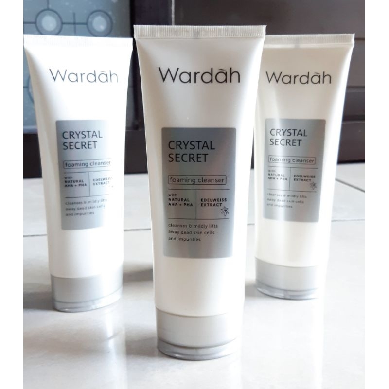 Jual Wardah Crystal Secret Foaming Cleanser 100 Ml Shopee Indonesia