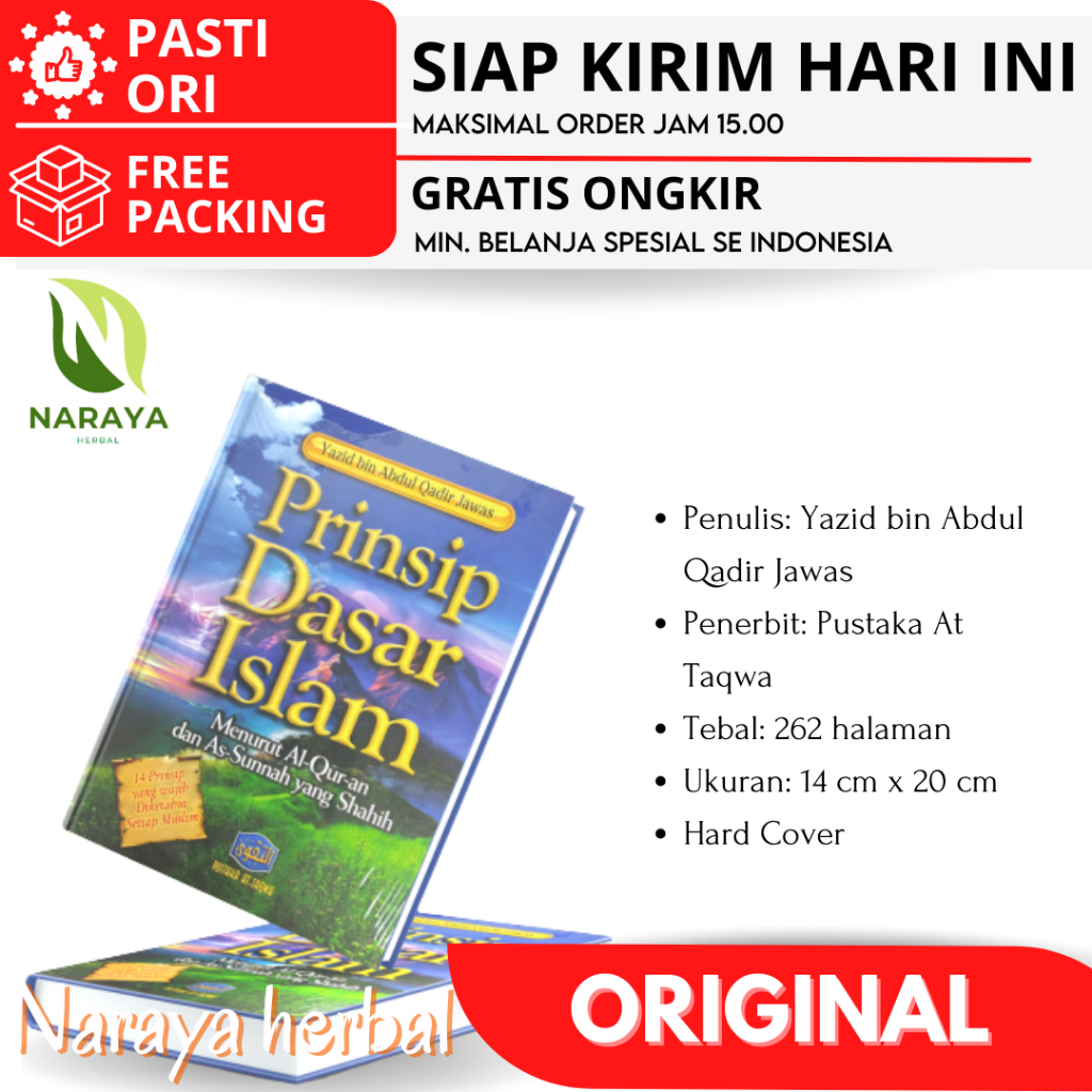 Jual Prinsip Dasar Islam Menurut Al Quran Dan As Sunnah Pustaka At