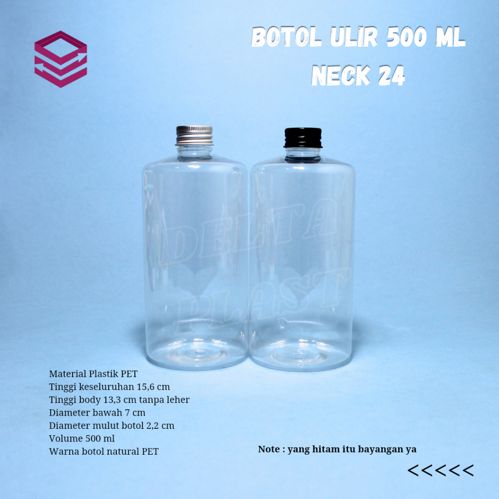 Jual Botol Plastik Ml Botol Ulir Ml Natural Pet Tutup Ulir