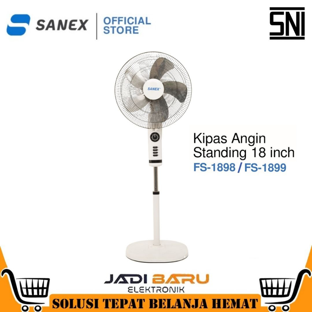 Jual Ready Cod Kipas Angin Sanex Stand Fan Kipas Angin Fs Fs