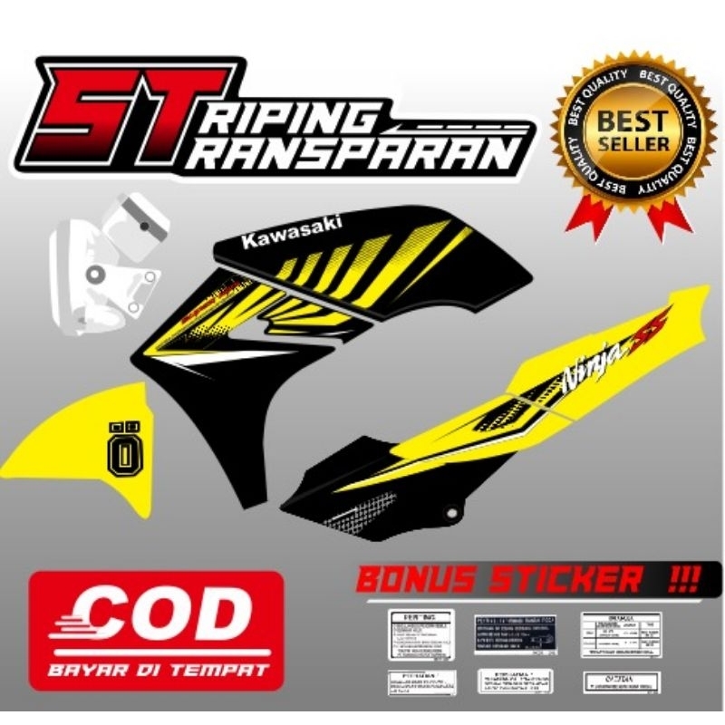 Jual Striping Ninja Ss Zebra Transparan Bisa Riquest Shopee