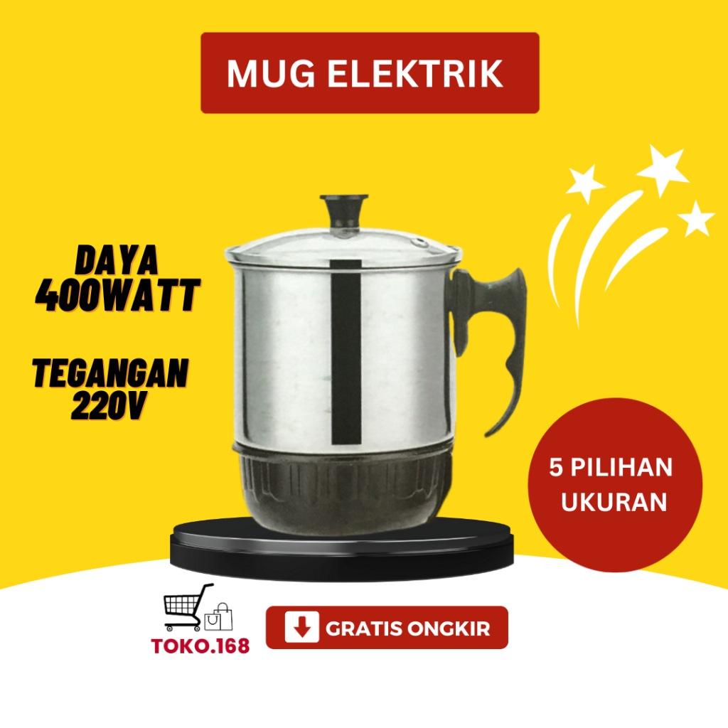 Jual Electric Heating Cup Teko Listrik Mug Listrik Mug Pemanas