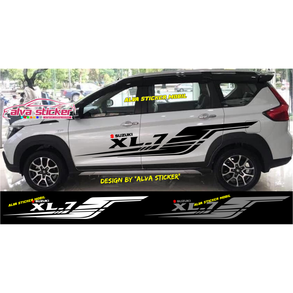 Jual Best Sticker Xl Stiker List Stripe Mobil Suzuki Xl Side Body