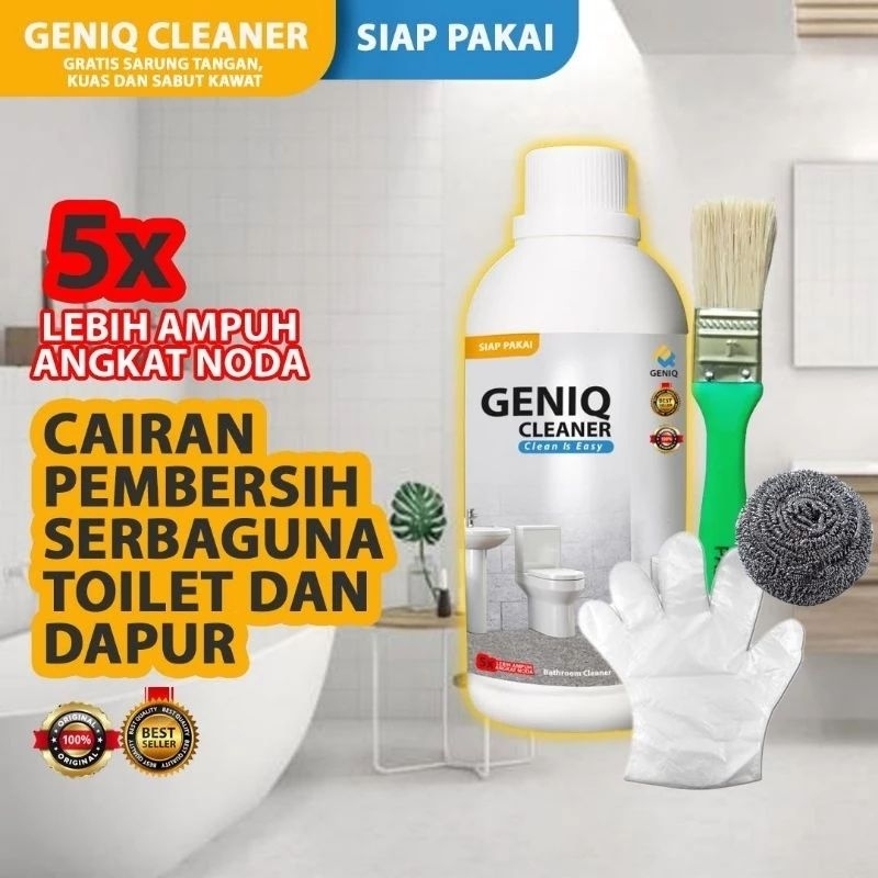 Jual Geniq Cleaner Pembersih Noda Kerak Membandel Lantai Wastafel Dll