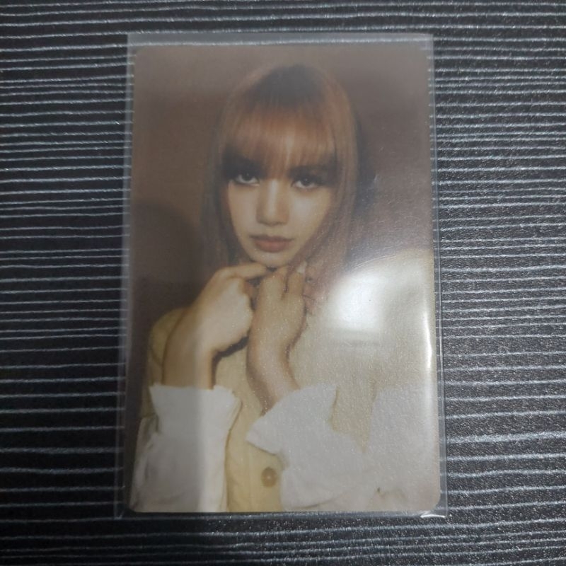 Jual Photocard Official Lisa Blackpink Vinyl Deco PB 0327 POB Ktown Ygs