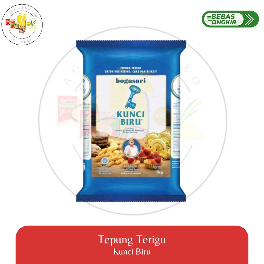 Jual Tepung Terigu Segitiga Biru Cakra Kembar Dan Kunci Biru Per Dus