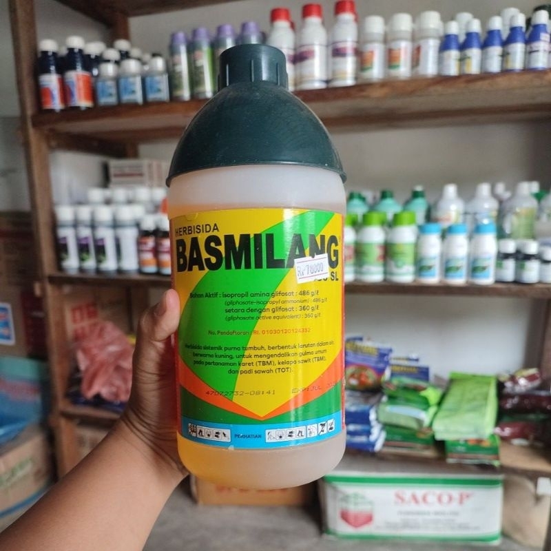 Jual Pembasmi Rumput Herbisida Basmilang Liter Shopee Indonesia