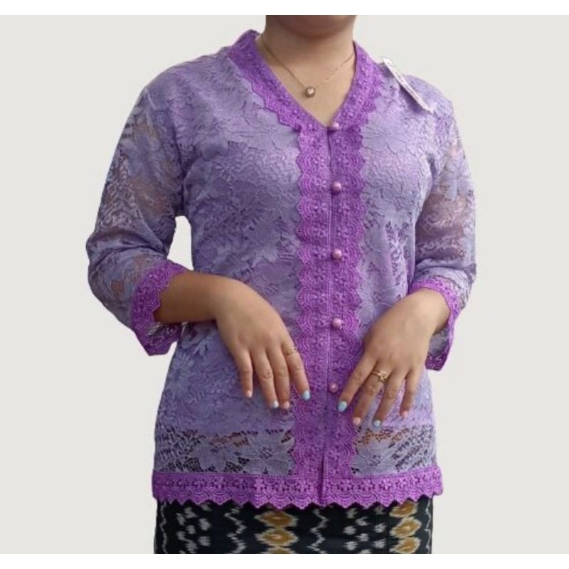 Jual Kebaya Modern Wanita Model Kebaya Kartini Kancing Depan Hidup