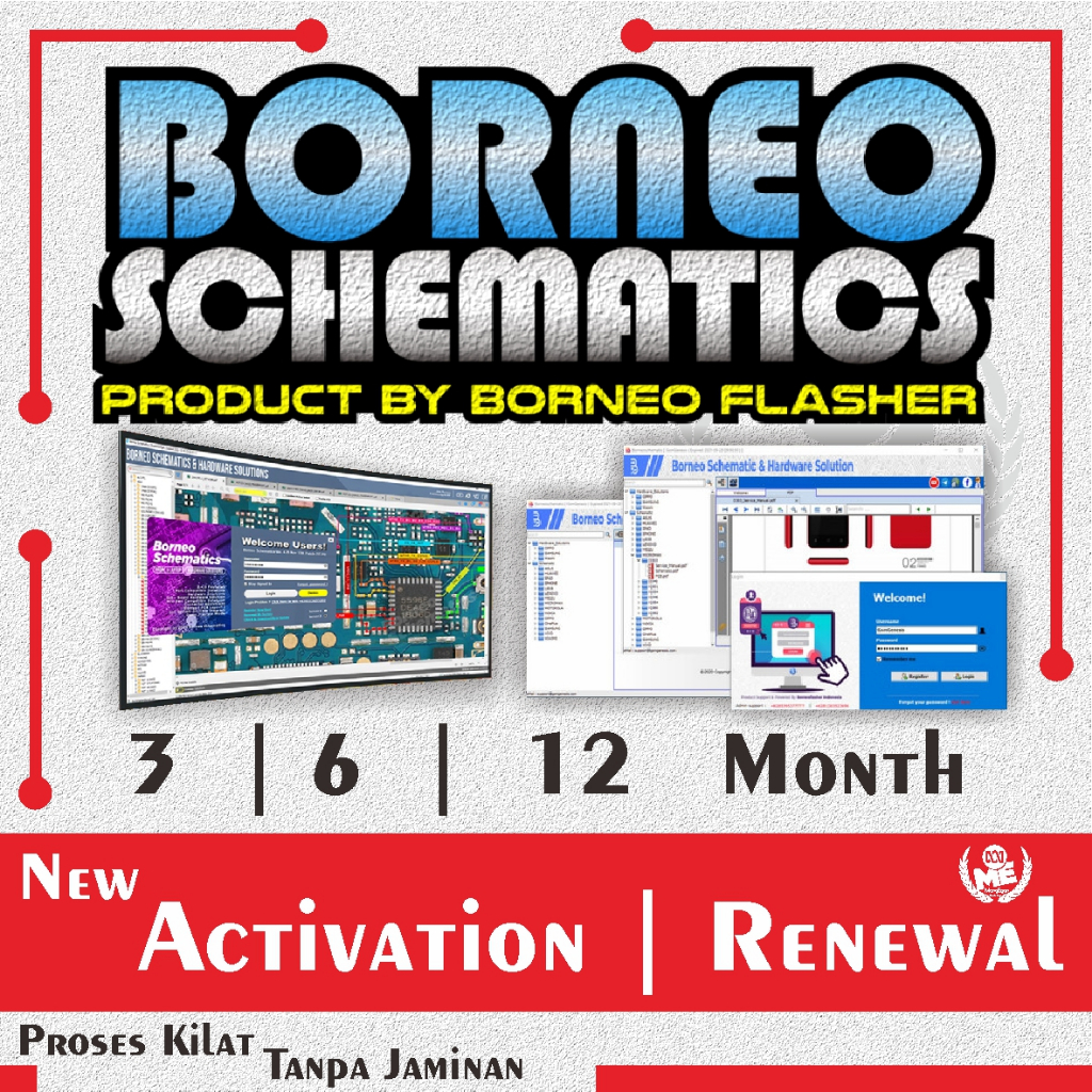 Jual BORNEO SCHEMATIC AND HARDWARE SOLUTION SMARTPHONE LAPTOP