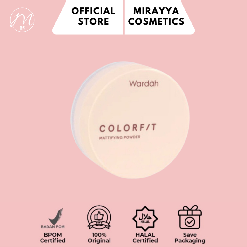 Jual READY Wardah Colorfit Mattifying Powder Bedak Tabur Dengan SPF