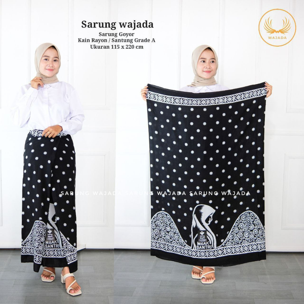 Jual Sarung Santriwati Motif Batik Terbaru Merk Wajada Terlaris