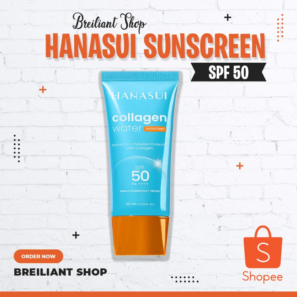 Jual Hanasui Collagen Water Sunscreen SPF 50 Shopee Indonesia