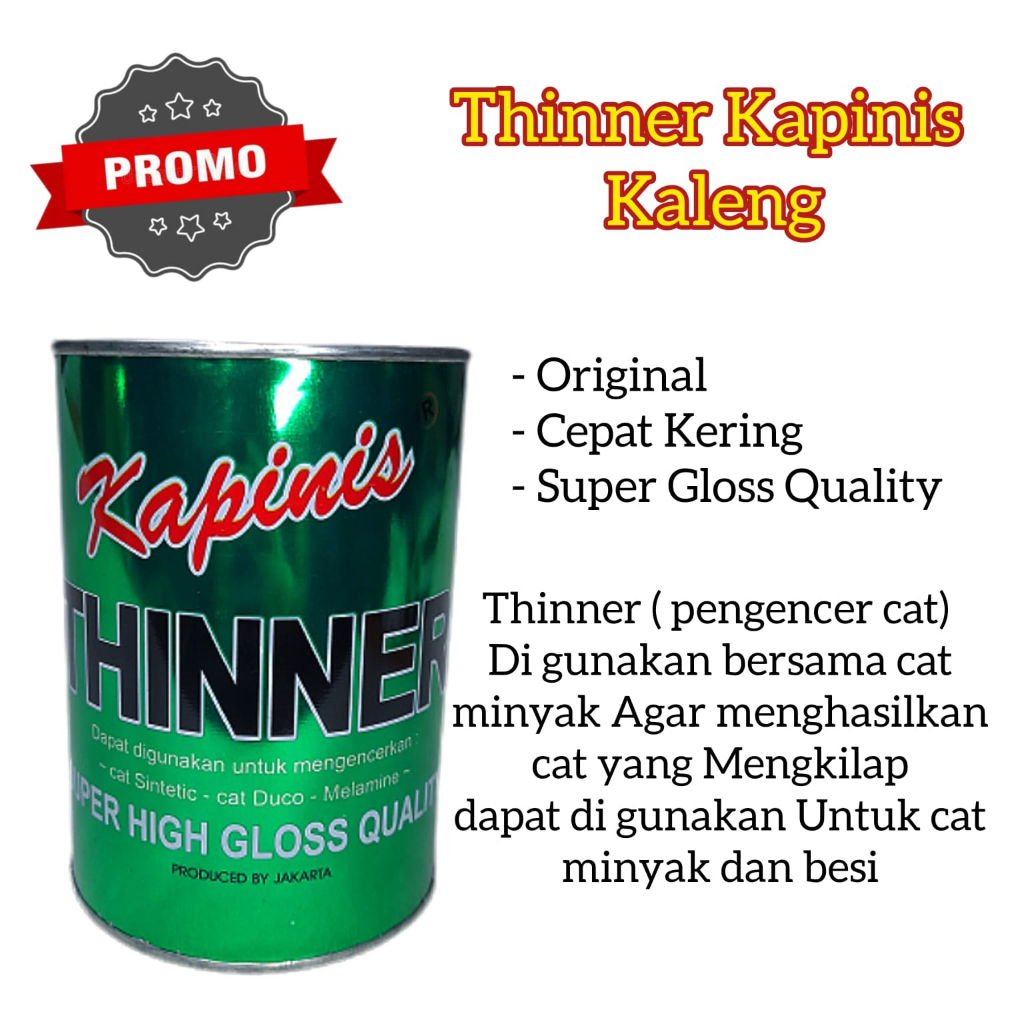 Jual Thinner Kaleng Pengencer Cat Minyak Harga Murah Kualitas Bagus