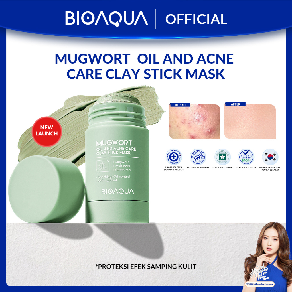 Jual BIOAQUA Clay Stick Mask Masker Wajah 40g Volcanic Mud Blackhead